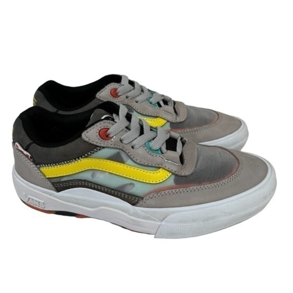 VANS Wayvee Lucid Gray/Blazing Yellow sneakers size 7